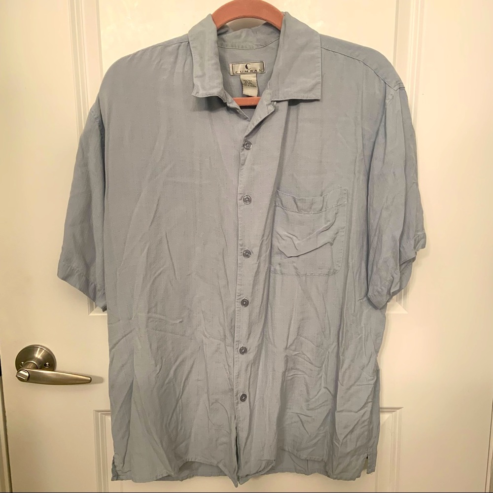 Vintage Cumran 100% Silk Button-down